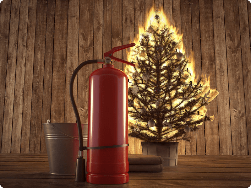 Hausratversicherung - Brandgefahr in der Weihnachtszeit!